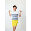 Boys Blade Shirt, Navy Stripe - T-Shirts - 2