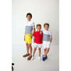 Boys Blade Shirt, Navy Stripe - T-Shirts - 5