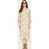 Kona Caftan, Parchment Rainfall - Dresses - 1 - thumbnail