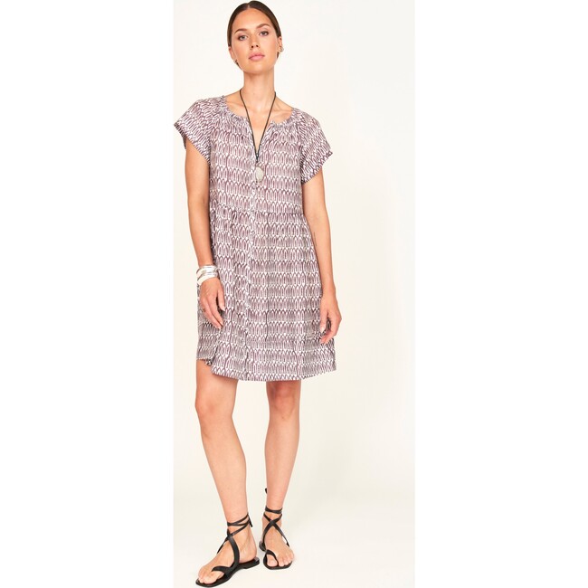 Vienna Short Dress, Grappa Minnow