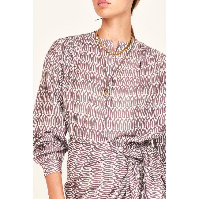 Florence Blouse, Grappa Minnow - Blouses - 4