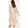 Kona Caftan, Parchment Rainfall - Dresses - 4