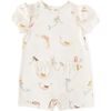 Short Sleeve Puff Romper, Mermaid Melody - Rompers - 1 - thumbnail