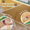 Jungle Giraffe 2-in-1 Wooden Activity Table + 23Pc & 1 Car Included - Play Tables - 6