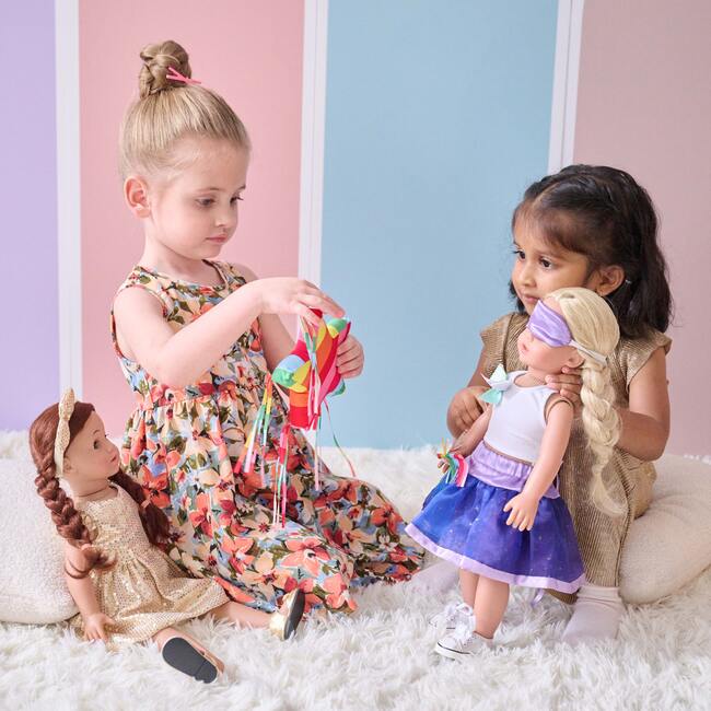18'' Doll Piñata Birthday Party Outfit Set with Accessories - Doll Accessories - 6