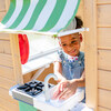 Teamson Kids Gardenia Wooden Playhouse with Large Window & Kitchen, Natural - Playhouses - 6