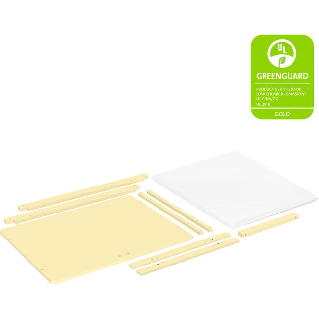Rolli All-Stages® Midi Crib Conversion Kit in Pale Yellow