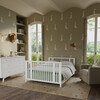 Rolli 9-in-1 Convertible All-Stages® Crib with Bassinet & Toddler Bed Conversion Kits in White - Cribs - 7