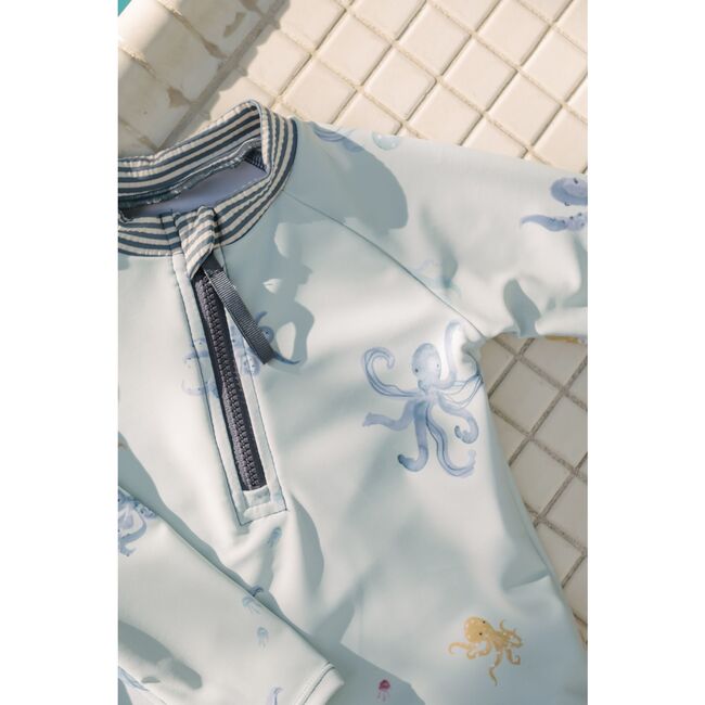 Swim Rash Guard & Short, Octopus Oasis - Swim Trunks - 4