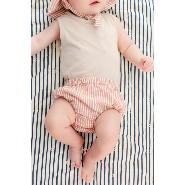 Seersucker Bloomer, Anchor Red - Shorts - 2