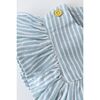 Seersucker Flutter One-Piece, Marine Blue - Jumpsuits - 5