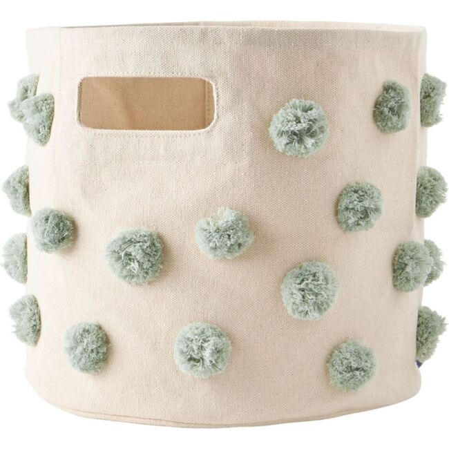 Pom Pom Basket - Pint, Sea