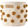 Pom Pom Basket - Pint, Dijon - Storage Baskets - 1 - thumbnail