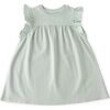 Garment Dye Ruffle Dress, Sea - Dresses - 1 - thumbnail