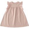 Garment Dye Ruffle Dress, Soft Peony - Dresses - 1 - thumbnail