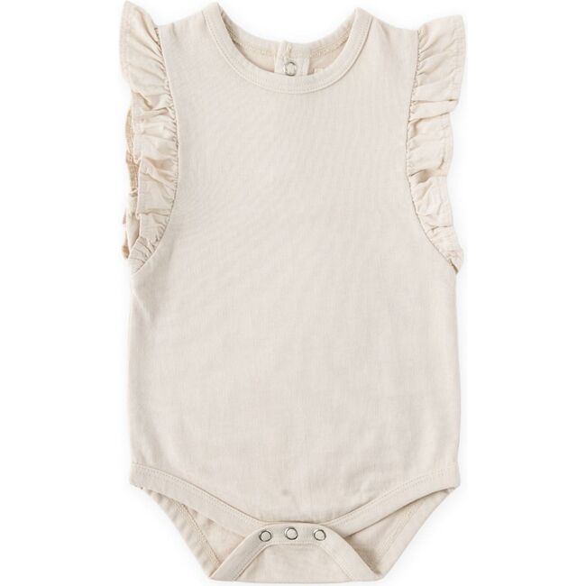 Garment Dye Flutter One-Piece, Sand