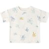 Dropped Shoulder Short Sleeve T-Shirt, Octopus Oasis - T-Shirts - 1 - thumbnail