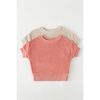 Classic Terry Dropped Shoulder Short Sleeve Top, Shell - Shirts - 4