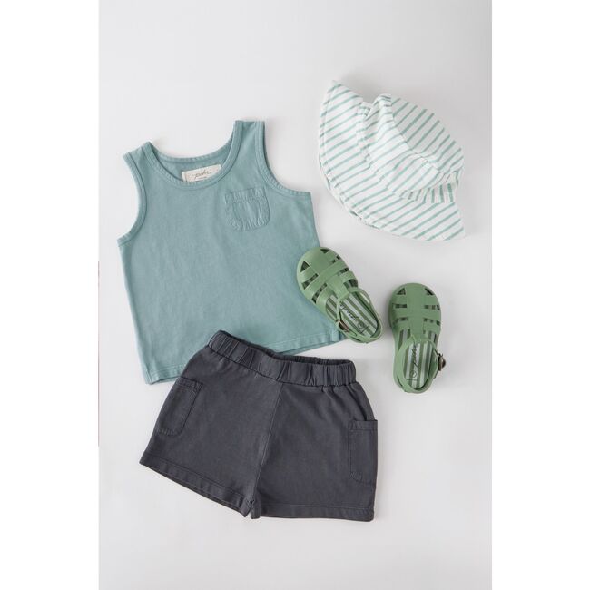 Garment Dye Short, Ink Blue - Shorts - 5