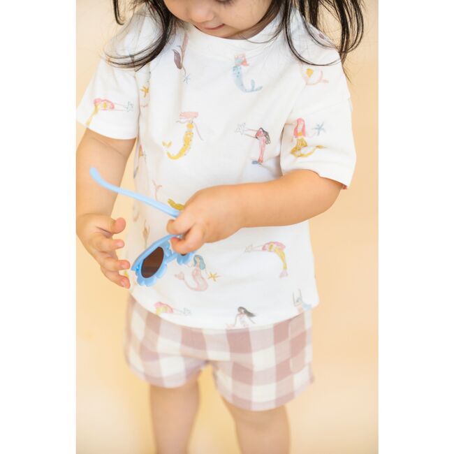 Dropped Shoulder Short Sleeve T-Shirt, Mermaid Melody - T-Shirts - 2