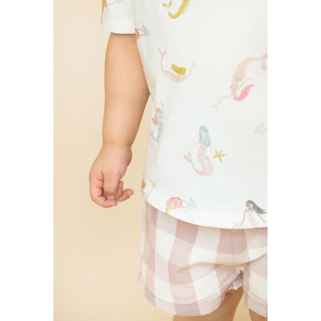Dropped Shoulder Short Sleeve T-Shirt, Mermaid Melody - T-Shirts - 4