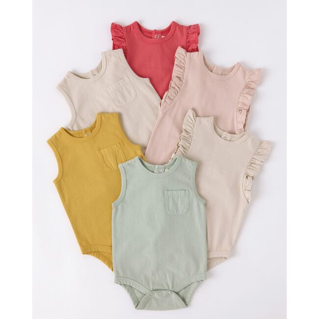 Garment Dye Flutter One-Piece, Sand - Jumpsuits - 7