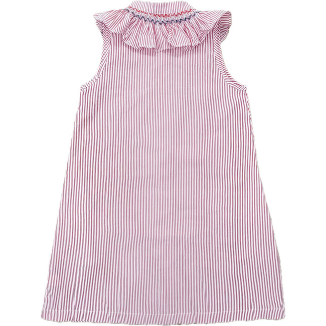 Molly Anne Dress, Red Seersucker - Dresses - 2