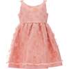 Ravine Floral Dress, Peach - Dresses - 1 - thumbnail
