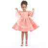 Moneta Floral Bow Dress, Coral - Dresses - 2