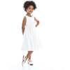 Denali Satin Dress, White - Dresses - 2
