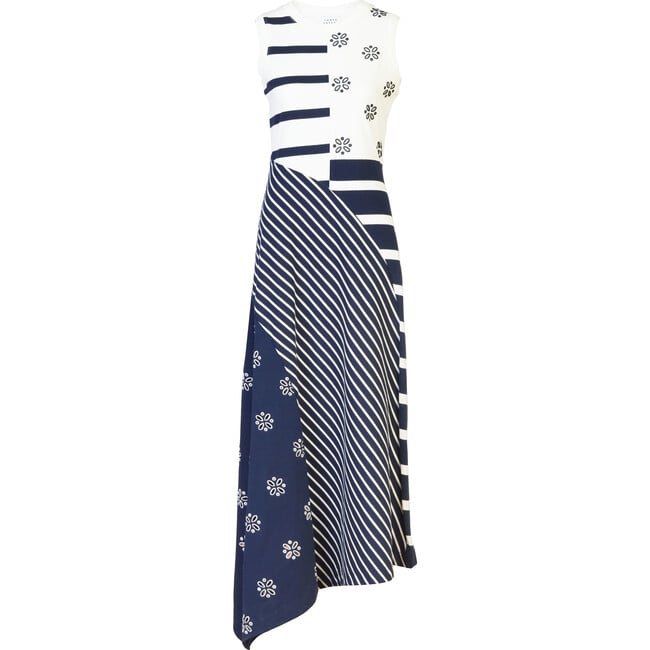 Cassidy Dress, Maritime Blue Multi Mix