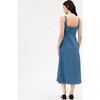 Felicity Dress, Medium Indigo Blue - Dresses - 4