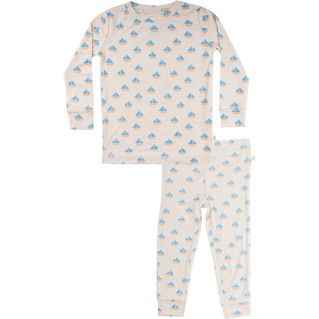 Modal Pajama Set, Sailboats