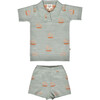Cameron Knit Polo Seafoam - Polo Shirts - 4