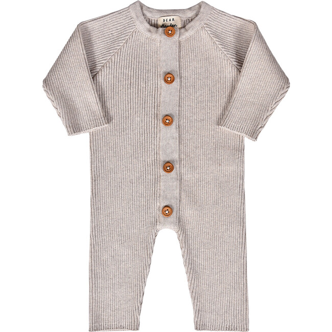 Jamie Magnetic Romper, Oatmeal