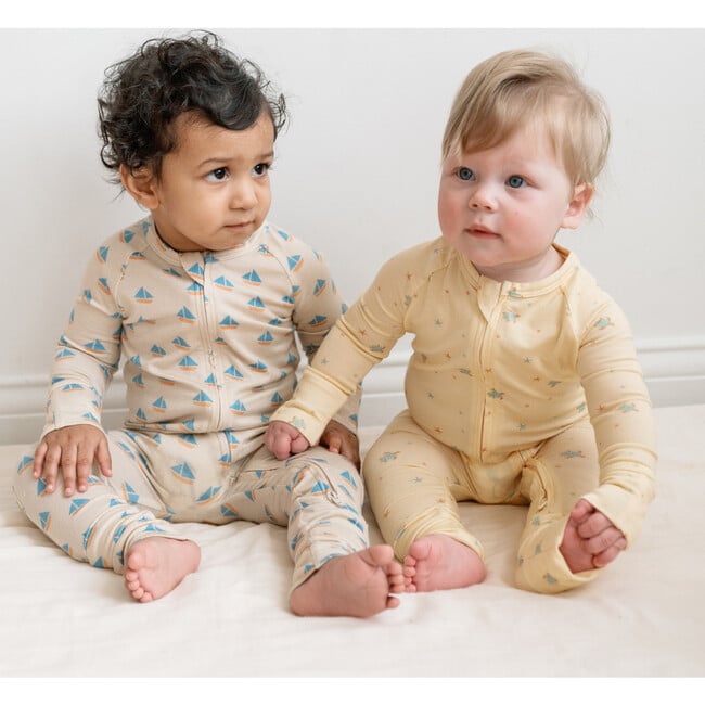 Modal Convertible Footie Pajamas, Turtles - Footie Pajamas - 2