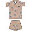 Cameron Knit Polo Sand Dollar - Polo Shirts - 4