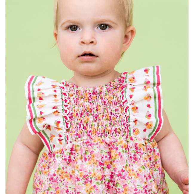 Goldie Girl Bubble, Orange - Rompers - 5