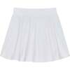 Girls Twirly Skort, White - Skirts - 1 - thumbnail