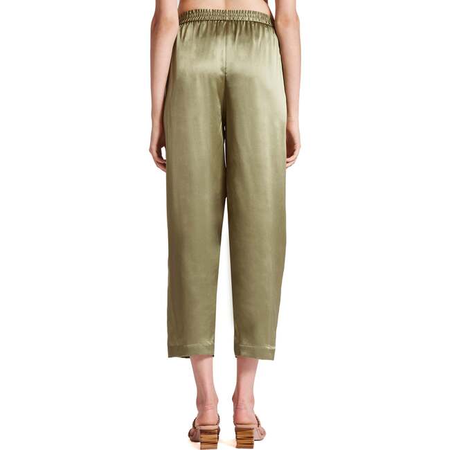 Tapered Leg Sikl Pants, Moss Green - Pants - 2