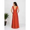 Gemma Jumpsuit, Burnt Orange - Jumpsuits - 3