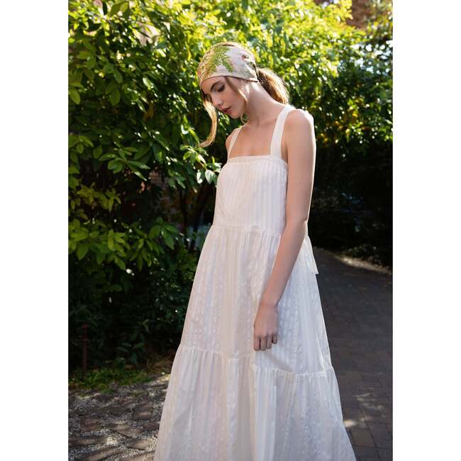 Iris Dress, Natural/White Stripe - Dresses - 2
