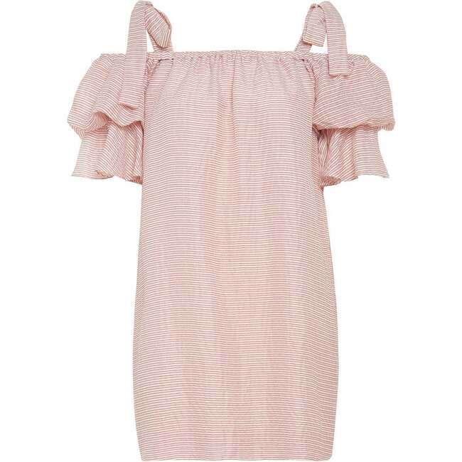 Eva Dress, Pink Multi Stripe