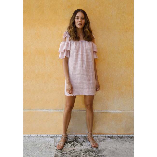 Eva Dress, Pink Multi Stripe - Dresses - 2