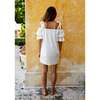 Eva Dress, Natural/White Stripe - Dresses - 4