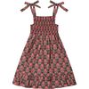 India Shoulder Tie Sundress, Pink Lotus - Dresses - 1 - thumbnail