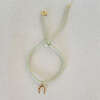 Vineyard Green Bracelet Cord with Horseshoe Charm - Bracelets - 2