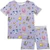 Minecraft Pixel Pals Kids Pajama Short Set, Purple - Pajamas - 1 - thumbnail