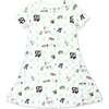 Minecraft Sleep Repeat Girls' Short Sleeve Dress, White - Dresses - 1 - thumbnail