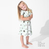 Minecraft Sleep Repeat Girls' Short Sleeve Dress, White - Dresses - 3